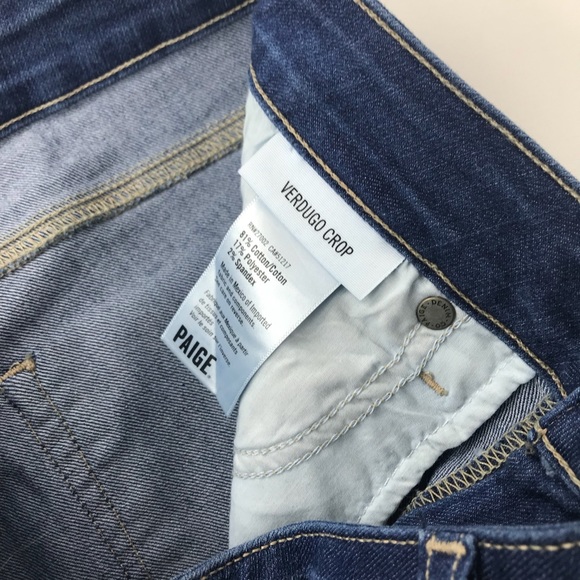 Paige Verdugo Crop W/ Undone Hem Jeans - Picture 5 of 8